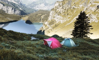 Camping during the Crossing of the Verdon by the GR4 hiking trail