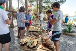 challenge par équipe, pique nique local et bio, champêtre, fait maison