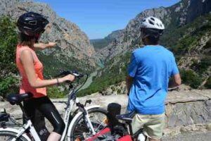 Panorama randonnée à vélo Gorges du Verdon