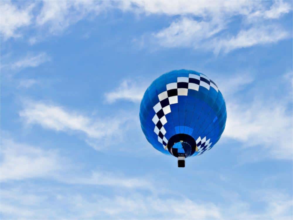 Montgolfière dans les gorges du verdon
